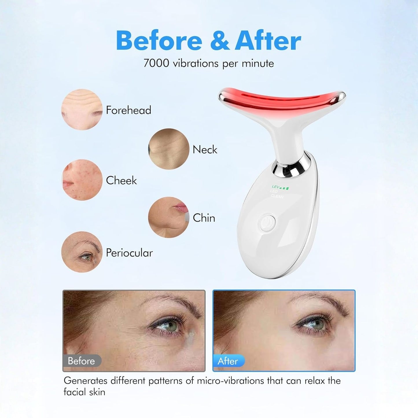 Kavesso™ 7-in-1 LED Facial Sculptor